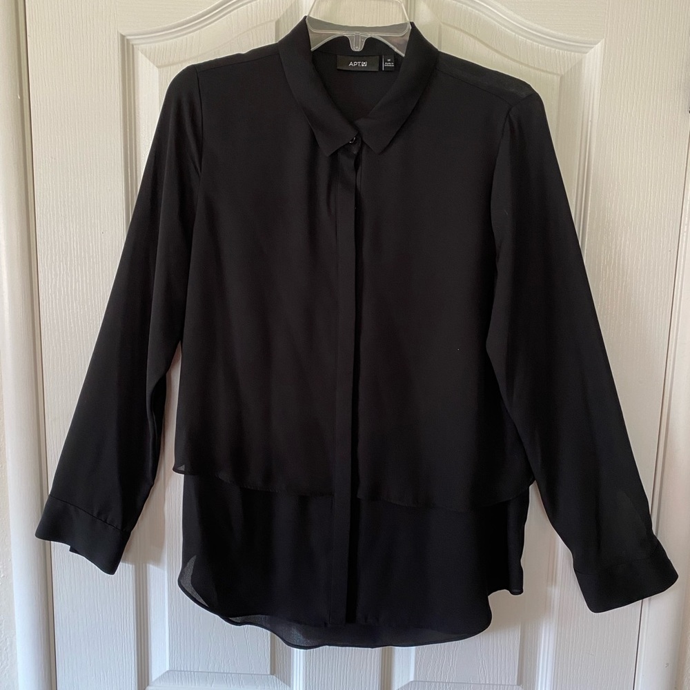 Apt 9 Black Blouse - New